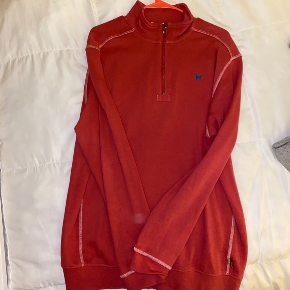 Men’s Black Dog Quarter Zip BNWT